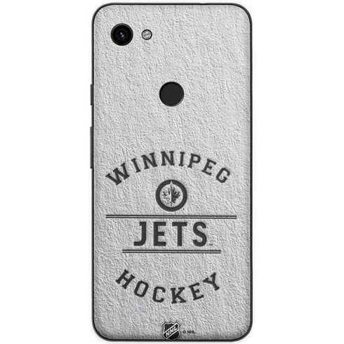 NHL Winnipeg Jets Black Text Google Pixel 3a XL Skin